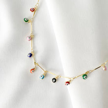 Cargar imagen en el visor de la galería, COLLAR OJOS COLORES COLGANDO