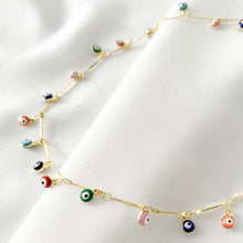 Cargar imagen en el visor de la galería, COLLAR OJOS COLORES COLGANDO