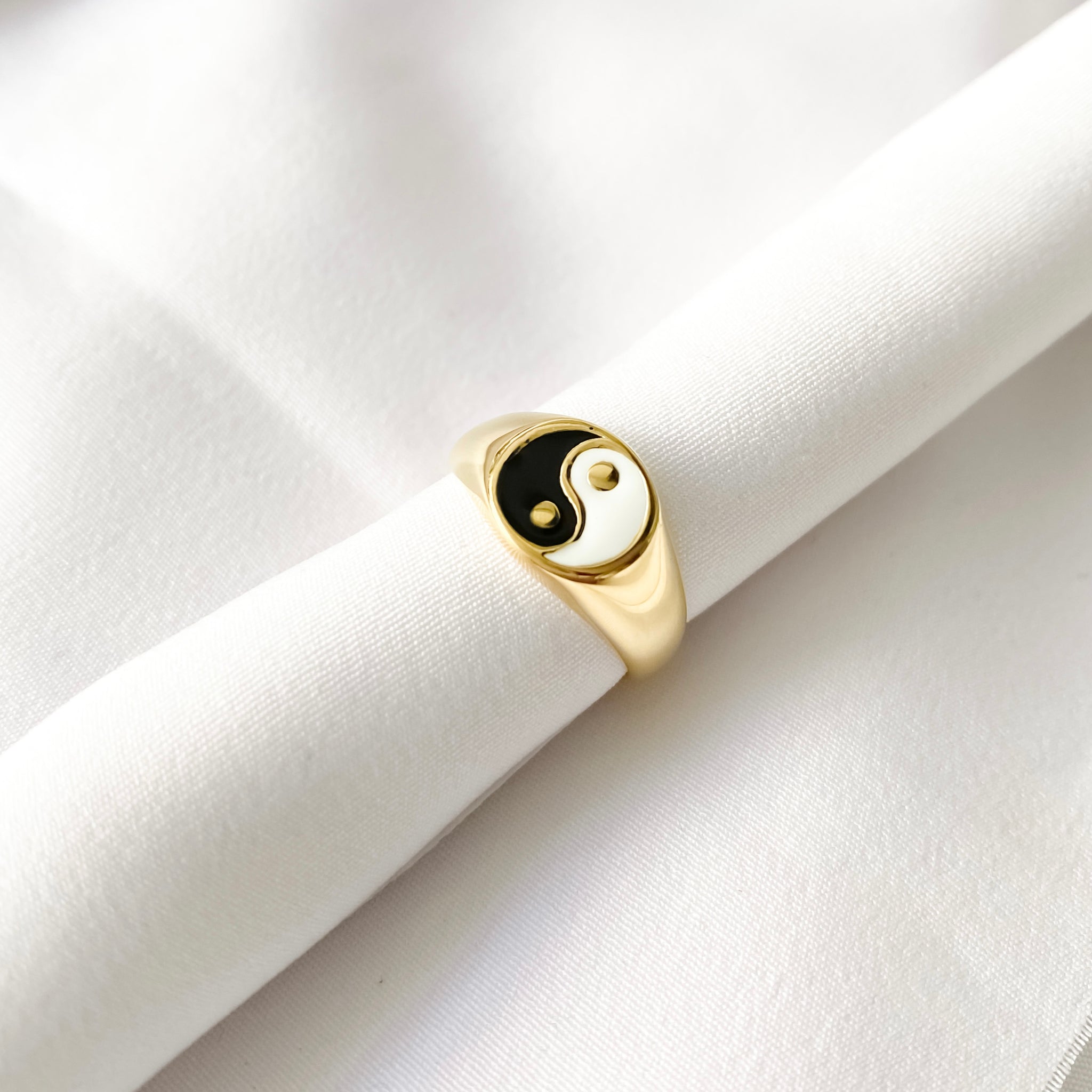 Anillo de yin yang hotsell